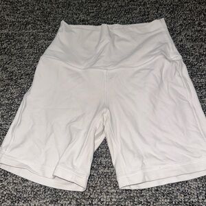 Lululemon Align Shorts White High Rise